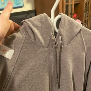 Gray Hooded Sweatshirt